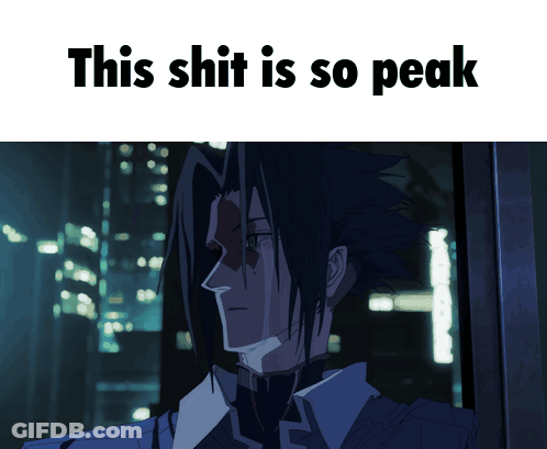 Man Saying This Shit Is So Peak GIF