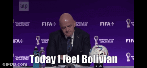 Man Saying Today I Feel Bolivian GIF