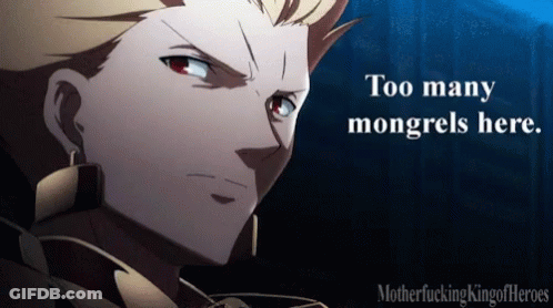 Man Saying Too Many Mongrels Here GIF