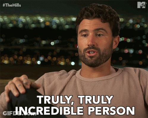 Man Saying Truly Truly Incredible Person GIF