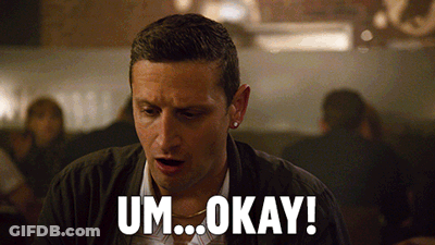 Man Saying Um Okay In Restaurant GIF