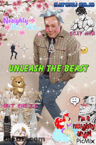 Man Saying Unleash The Beast GIF