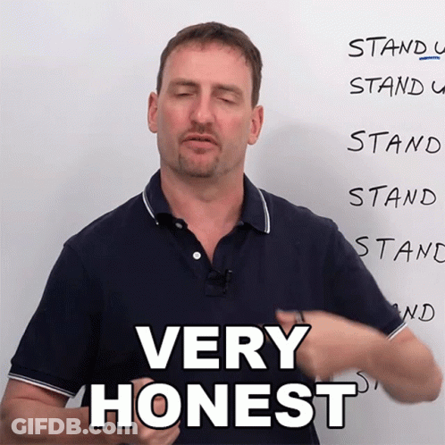 Man Saying Very Honest GIF