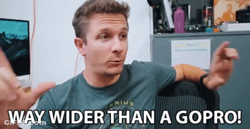 Man Saying Way Wider Than A GoPro GIF