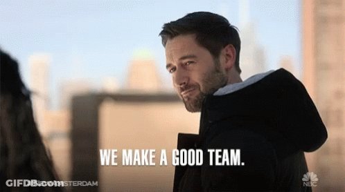Man Saying We Make A Good Team GIF