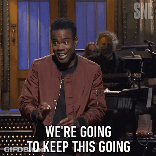 Man Saying We're Going To Keep This Going GIF
