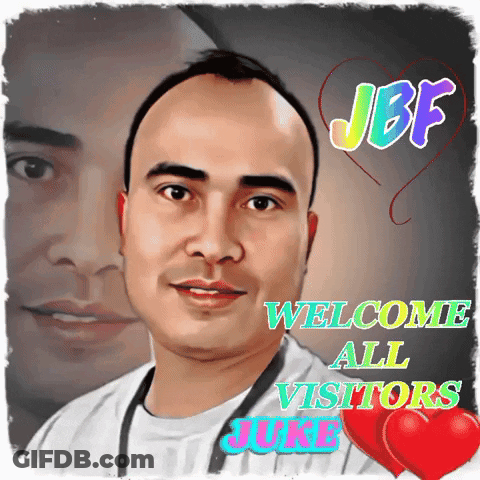 Man Saying Welcome All Visitors Juke GIF