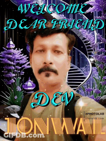 Man Saying Welcome Dear Friend GIF