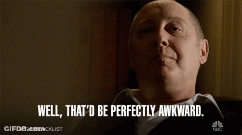 Man Saying Well Thatd Be Perfectly Awkward GIF