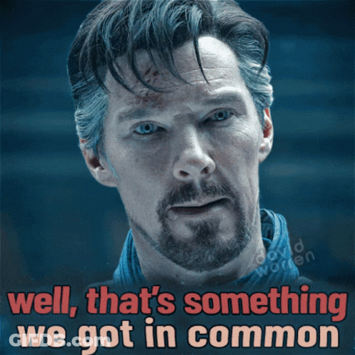 Man Saying Well Thats Something We Got In Common GIF