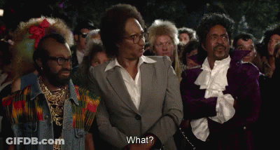 Man Saying What In Crowd GIF