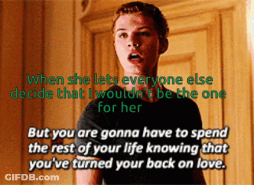 Man Saying When She Lets Everyone Else Decide GIF