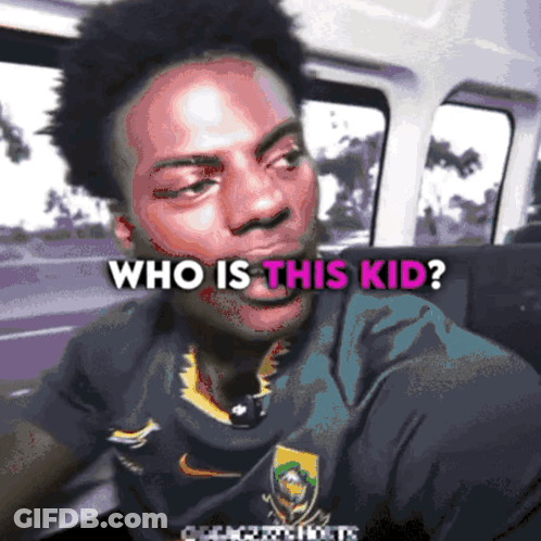 Man Saying Who Is This Kid GIF