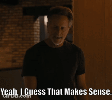 Man Saying Yeah I Guess That Makes Sense GIF