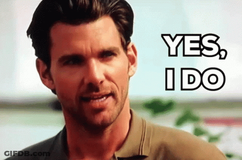 Man Saying Yes Close Up GIF