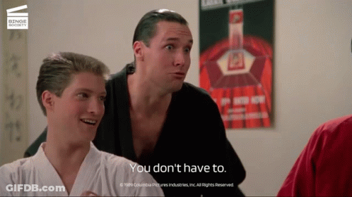 Man Saying You Don't Have To Poster GIF