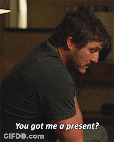Man Saying You Got Me A Present GIF