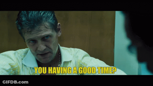 Man Saying You Having A Good Time To Another Man GIF