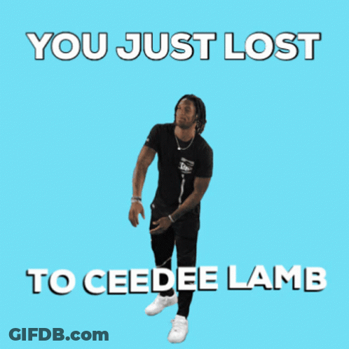 Man Saying You Just Lost To CeeDee Lamb GIF