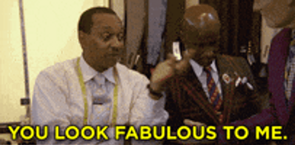 Man Saying You Look Fabulously Marvelous To Me GIF