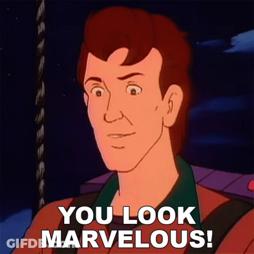 Man Saying You Look Marvelous GIF