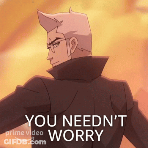 Man Saying You Needn't Worry GIF