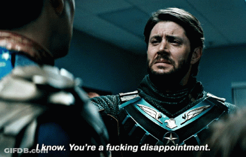 Man Saying You're A Disappointment GIF