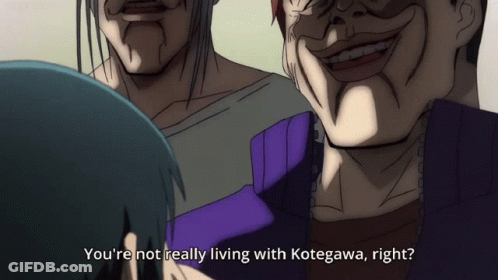 Man Saying You're Not Really Living With Kotagawa Right GIF