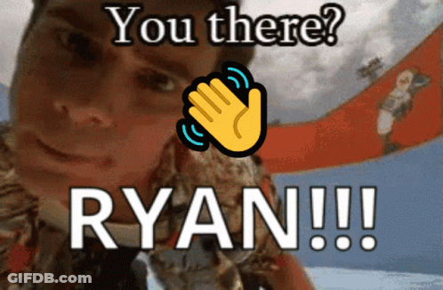 Man Saying You There Ryan GIF