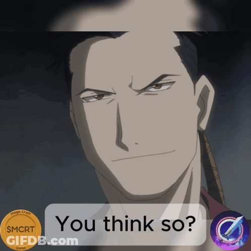Man Saying You Think So GIF