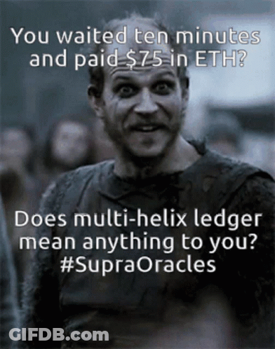 Man Saying You Waited Ten Minutes And Paid $75 In Eth GIF