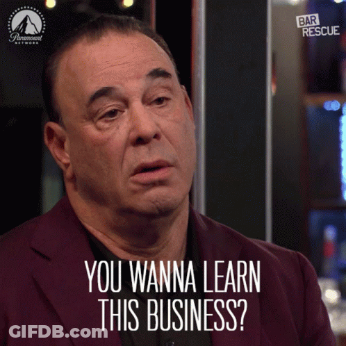 Man Saying You Wanna Learn This Business In Purple Suit GIF
