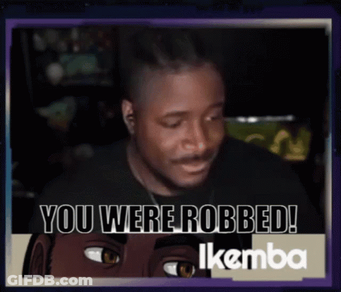 Man Saying You Were Robbed GIF
