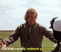 Man Says And Totally Redeem Yourself In Front Of Motorcycle Helmet GIF