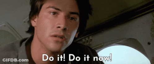 Man Says Do It Do It Now Looking At Camera GIF