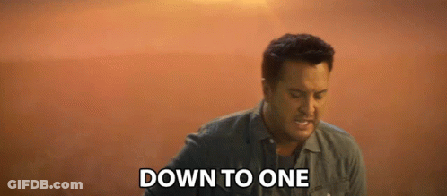 Man Says Down To One Sunset GIF