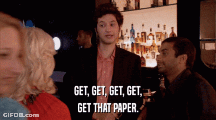 Man Says Get That Paper GIF