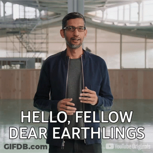 Man Says Hello Fellow Dear Earthlings YouTube Originals GIF