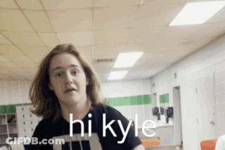 Man Says Hi Kyle GIF