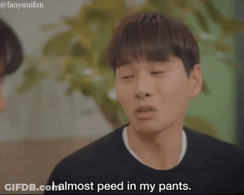 Man Says I Almost Peed In My Pants GIF
