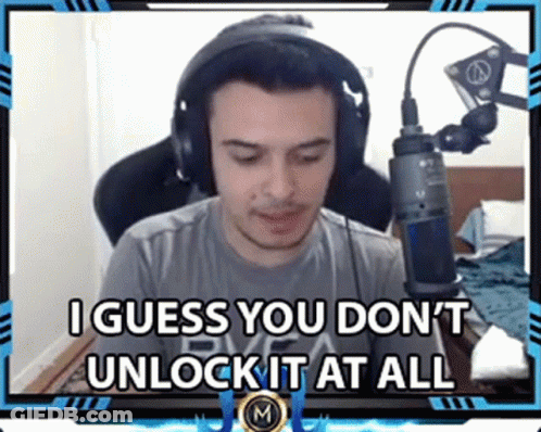 Man Says I Guess You Don't Unlock It GIF