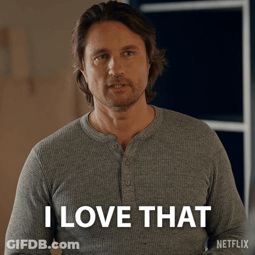 Man Says I Love That In Netflix Ad GIF