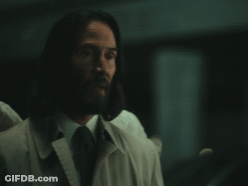 Man Says 'I'm An Angel' In Dark Room GIF