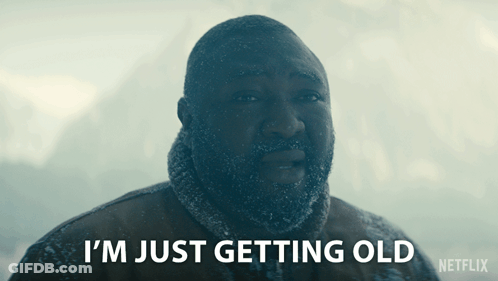 Man Says I'm Just Getting Old Netflix Ad GIF