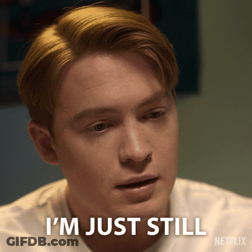 Man Says I'm Just Still In Netflix Ad GIF