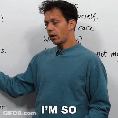 Man Says I'm So In Front Of White Board GIF