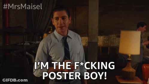 Man Says I'm The Fucking Poster Boy GIF