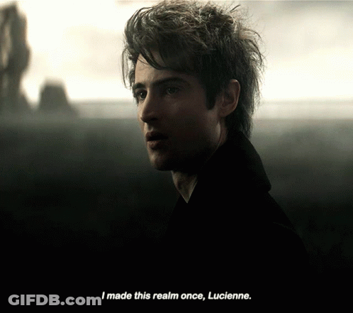 Man Says I Made This Realm Once Lucienne In Dark Room GIF