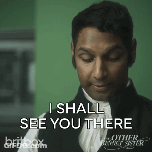 Man Says I Shall See You There In Front Of Green Wall GIF