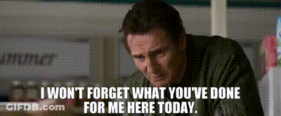 Man Says I Won't Forget What You've Done GIF
